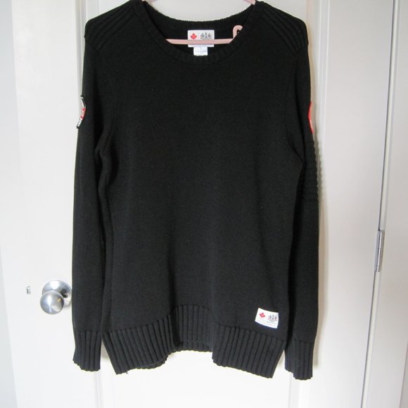 HUDSON BAY Women’s 2010 Canada Olympic Games Sweater – Black – Size 2XL – pre-ow - Picture 2 of 10